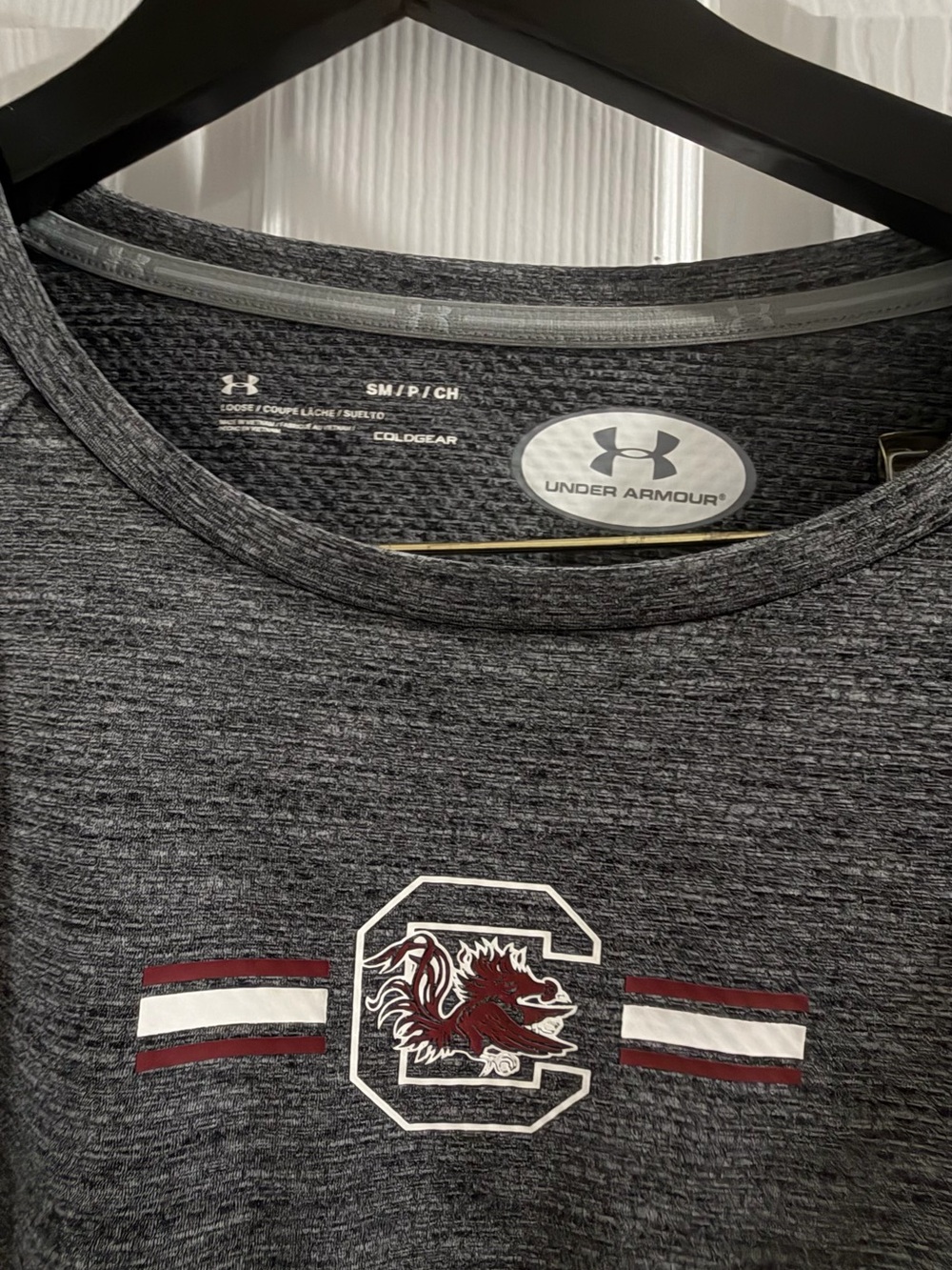 Under Armour Women’s Size  Charcoal Performance Long Sleeved Shirt Gamecock Logo